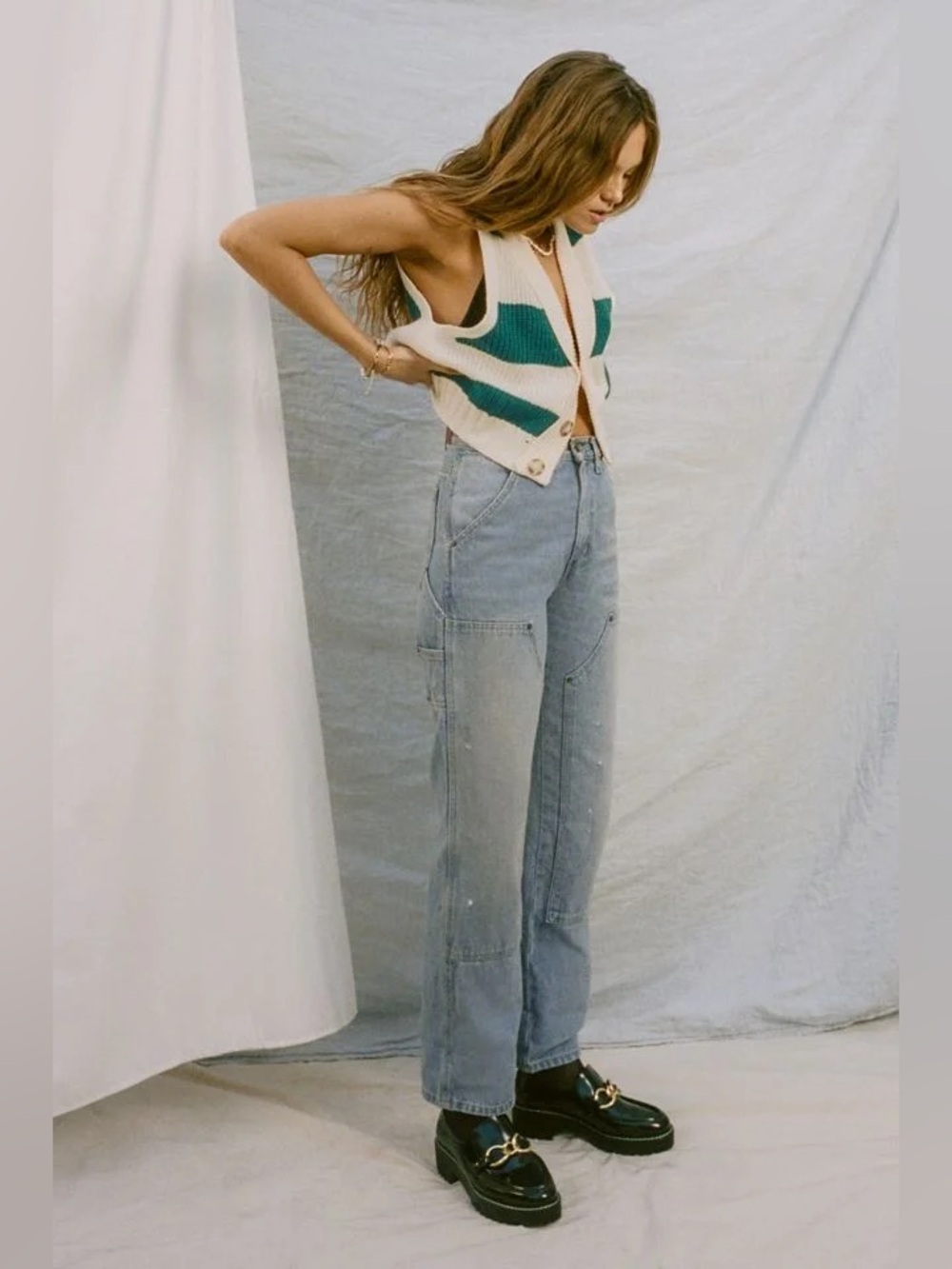 URBAN OUTFITTERS BDG High-rise Carpenter Denim Jeans